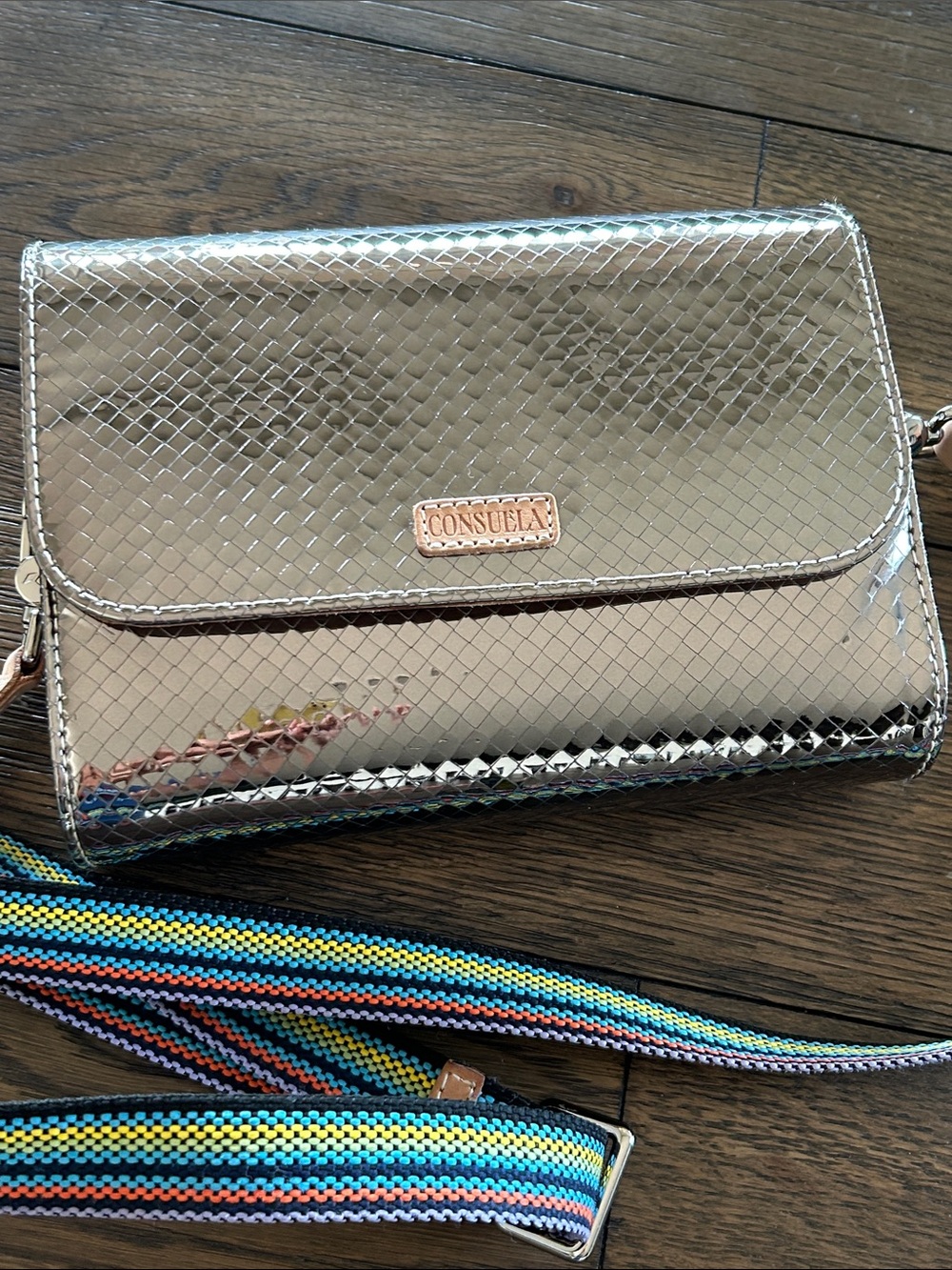 Consuela Metallic Kyle On The Town Crossbody